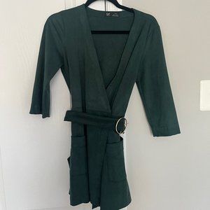 Zara Emerald Green Short Jumpsuit